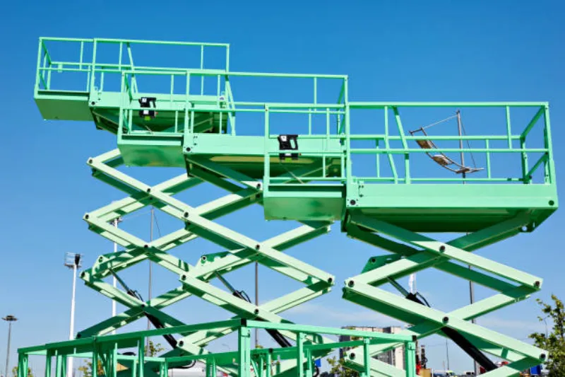 Plataforma elevatória tipo tesoura