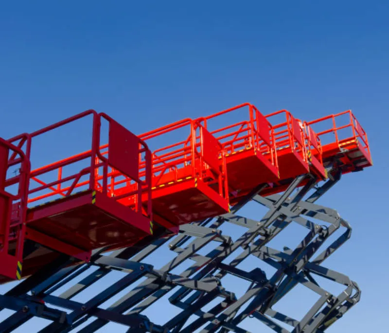 Plataforma elevatória tipo tesoura em Cajamar